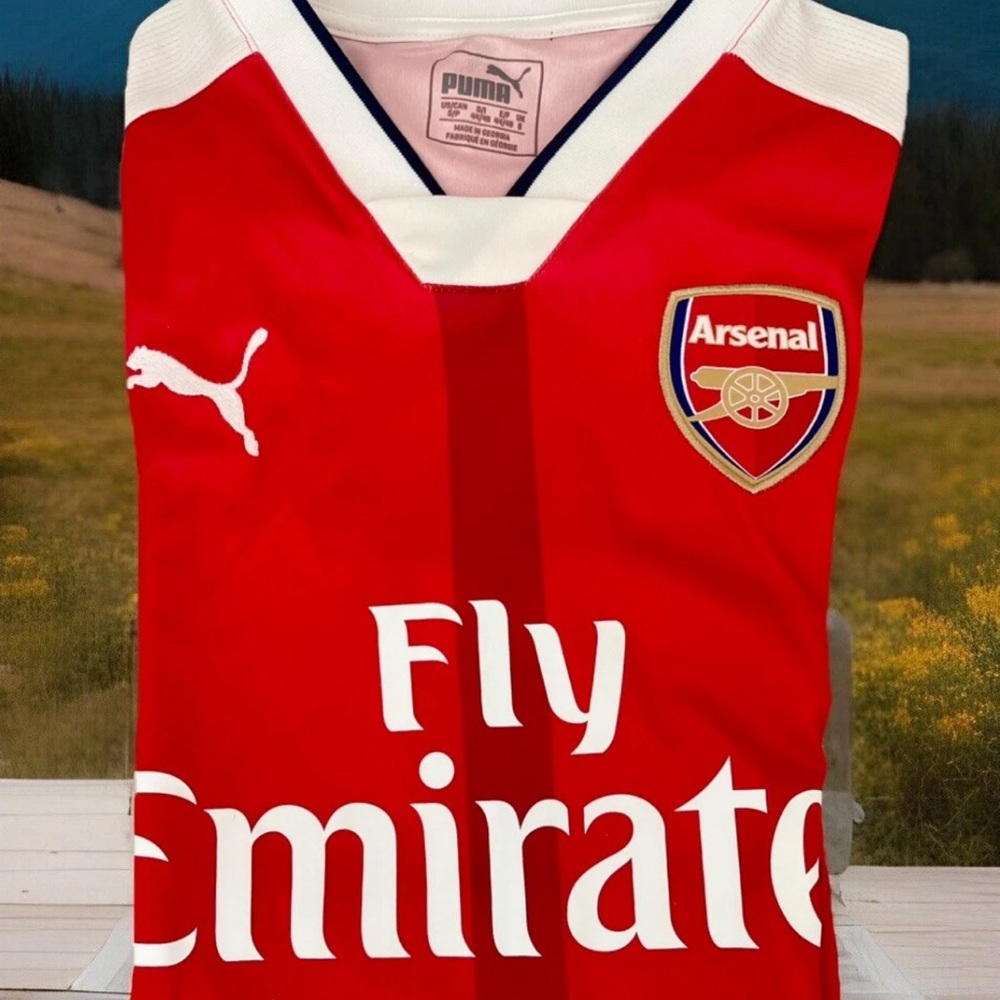 ARSENAL 2016 2017 HOME FOOTBALL  SOCCER JERSEY PUMA Men Sz Sm